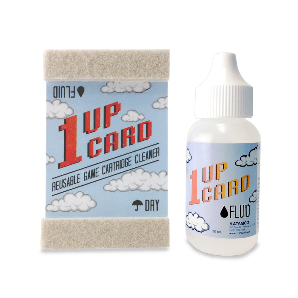 1UPcard Universal Retro Video Game refill unit Cleaner Kit