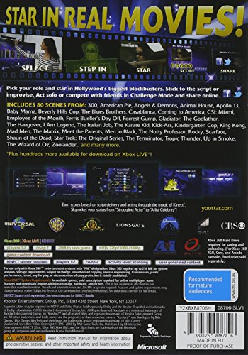 Yoostar Entertainment Yoostar 2: In The Movies - Xbox 360 Game (Model 00205)