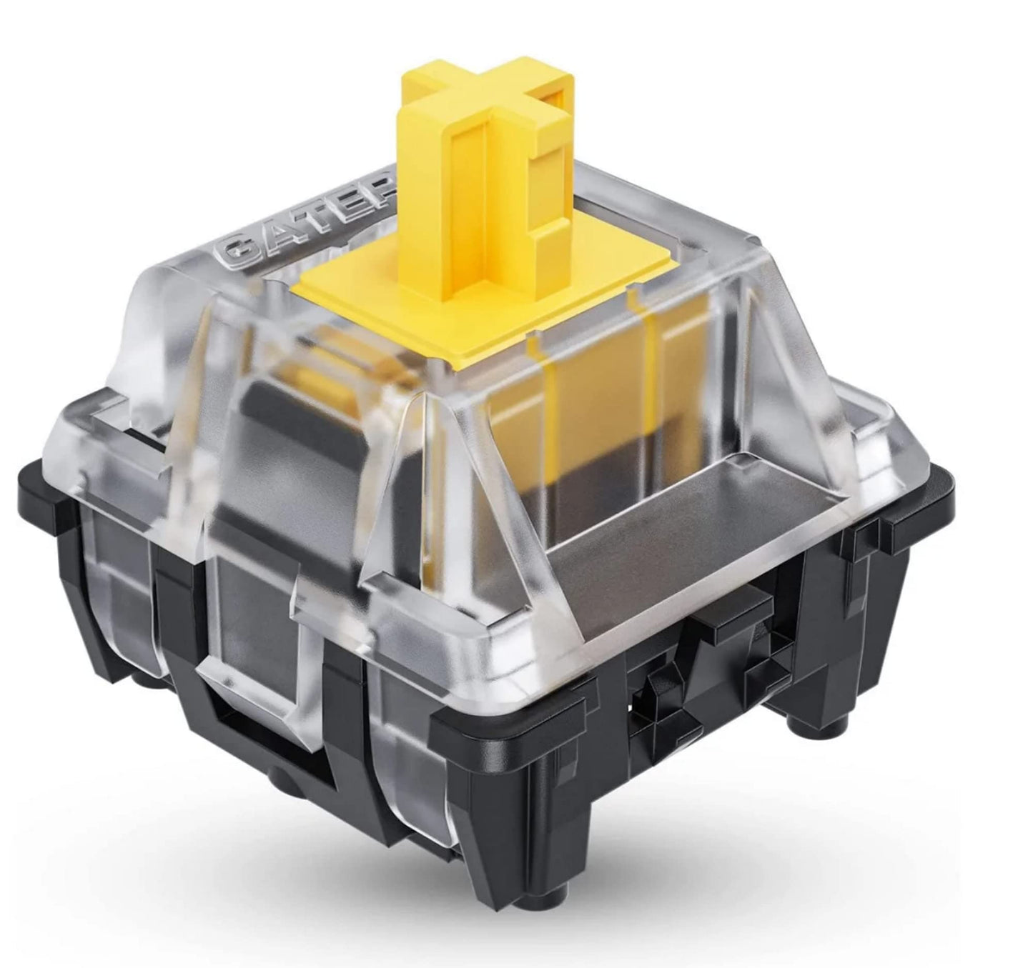 Ranked Gateron ks-15 Optical Key Switches for RGB Mechanical Gaming Keyboards | Plate Mounted (Gateron Optical Yellow 65 Pcs)