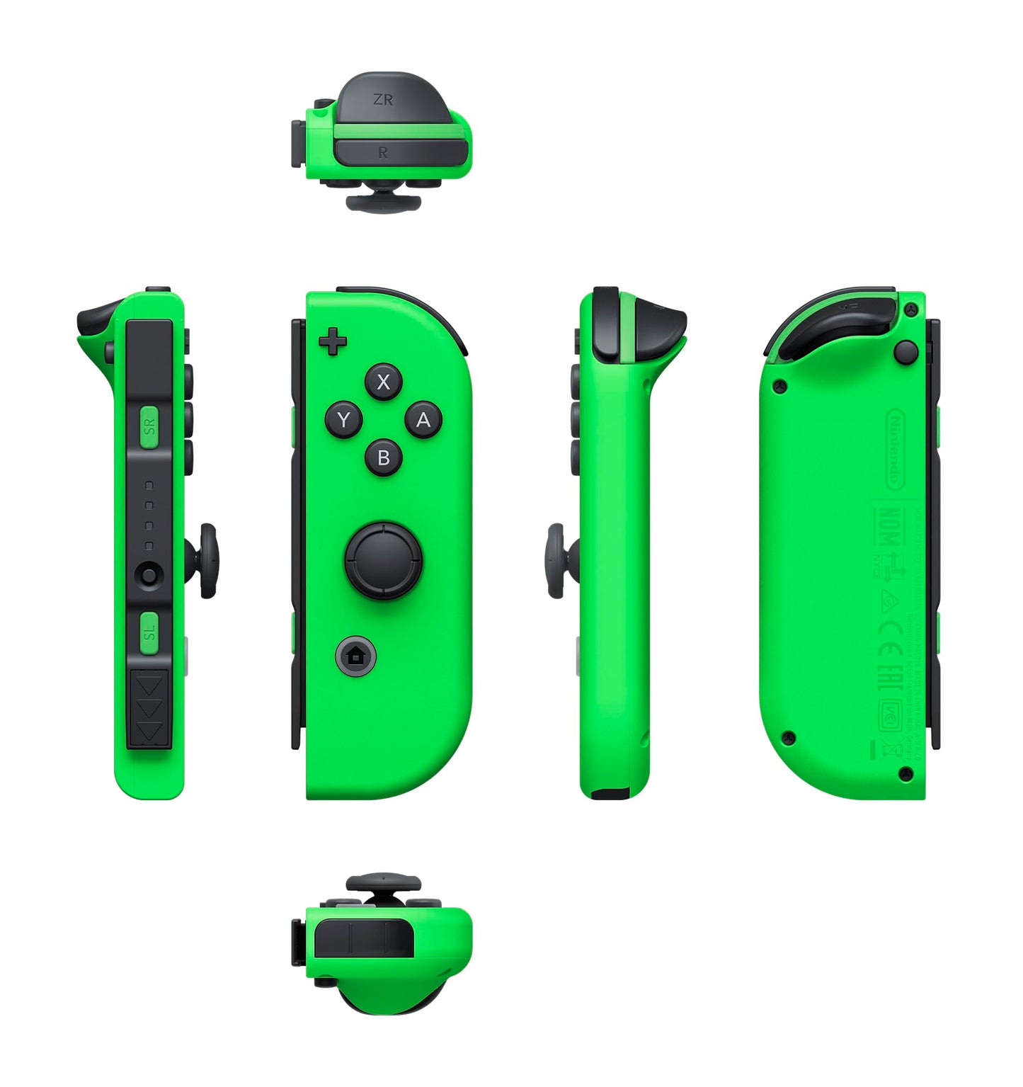 Nintendo Joy-Con Controllers (L/R) - Neon Pink/Neon Green, Model: Nacional