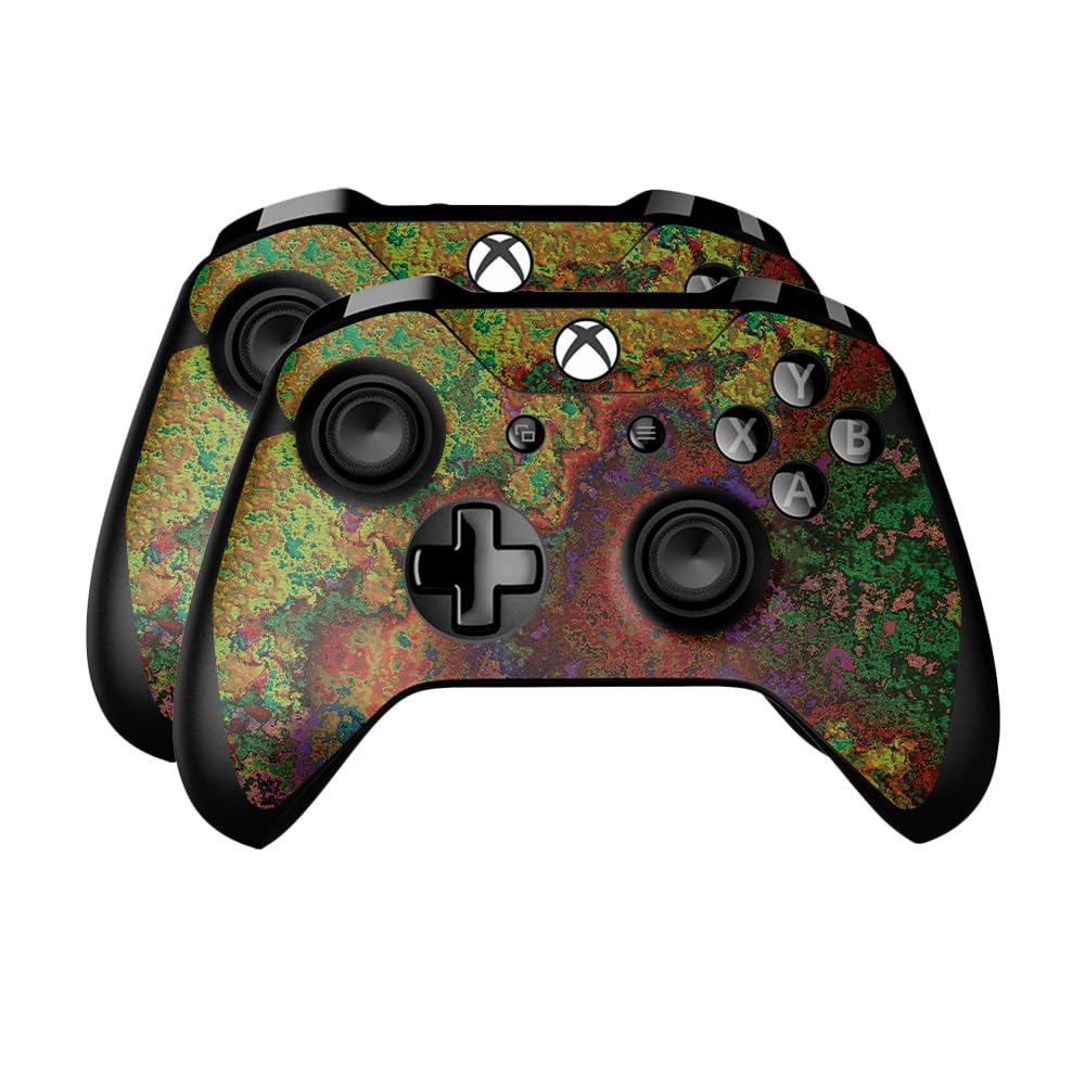 Skin Compatible with Microsoft Xbox One Controller (2 Pack) - Rust - Premium 3M Vinyl Protective Wrap Decal Cover - Easy to Apply | Crafted in The USA by MightySkins