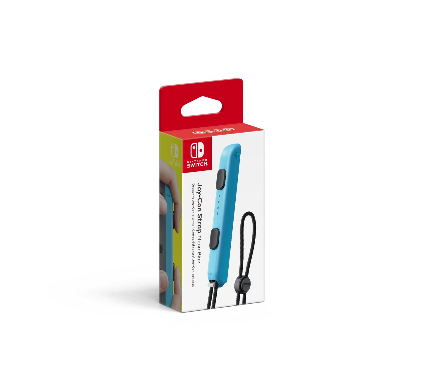 Nintendo Switch Joy-Con Strap - Neon Blue, Model HACAJATBA, Official Accessory