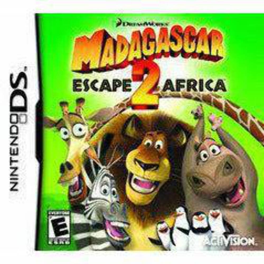 ACTIVISION Madagascar 2: Escape 2 Africa - Nintendo DS Game, Multicolor, Model 047875833074