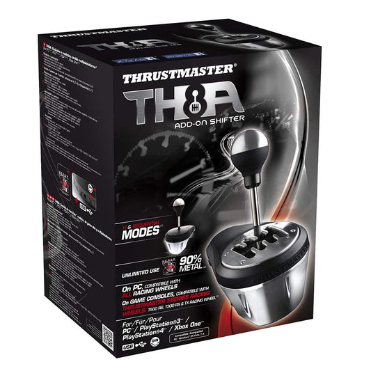 Thrustmaster TH8A Add-on Gearbox Shifter for PS3/PS4/Xbox One/PC - Silver, Model 4060059