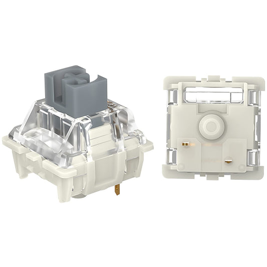 DRAOZA Gateron Pro 2.0 Switches - 36pcs Prelubricated RGB Mechanical Keyboard - Silver 3-Pin Compatible with MX (Yellow, Red, Brown)