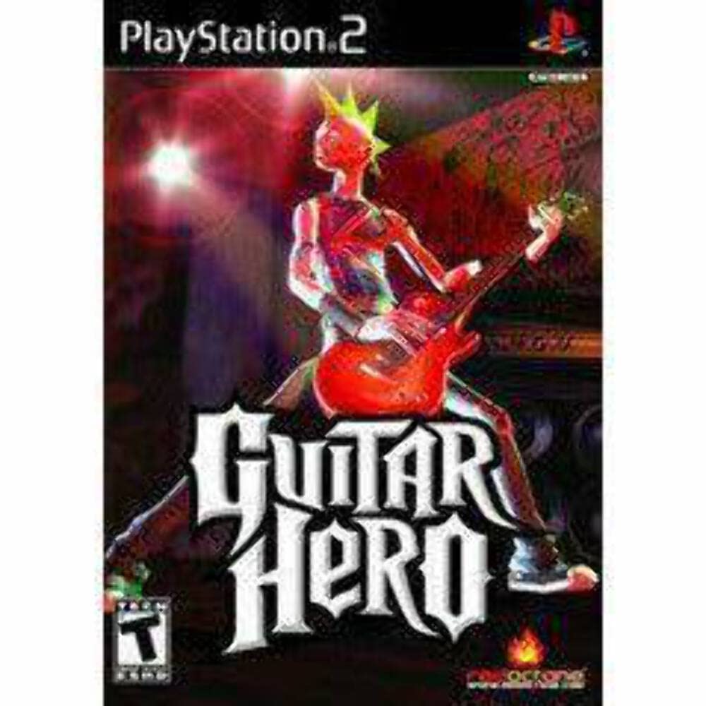 RedOctane Guitar Hero Game Only - Model 95003, Red Color, Ultimate Music Experience