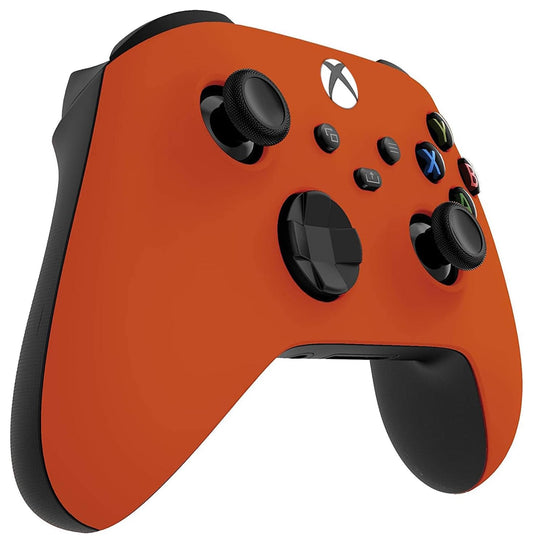 Custom Controllerzz Wireless Controller for Xbox Series X/S & One - Soft Touch Feel - X/S Orange