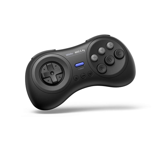 8Bitdo M30 Wireless Gamepad for Sega Genesis - Black, Model 6922621500834