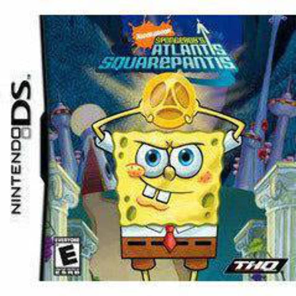 THQ Spongebob Squarepants: Atlantis Squarepantis - Nintendo DS Game, Model 785138361369