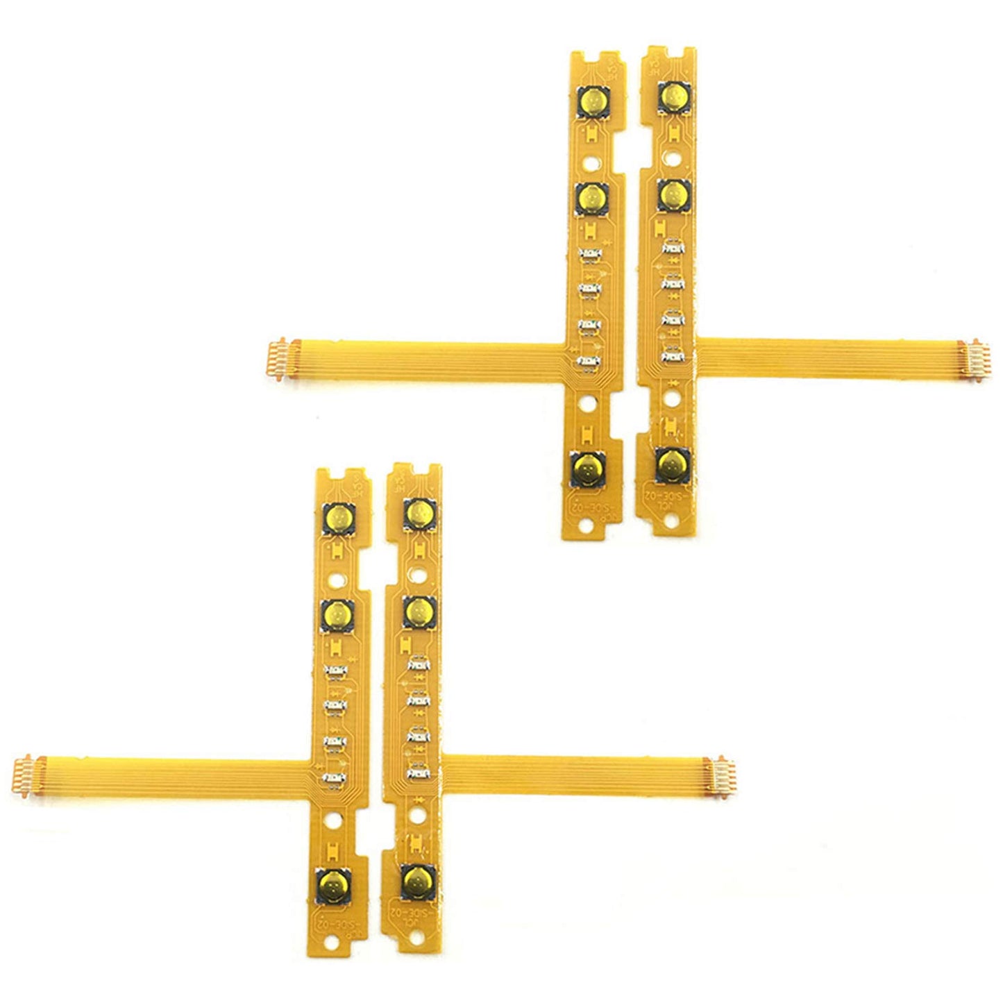 Onyehn 2 Pairs(SL+SR) Right and Left Flex CableButton Key L/R Flex Cable Suit for Nitendo Switch NS/Switch OLED Joy Con Repair Part