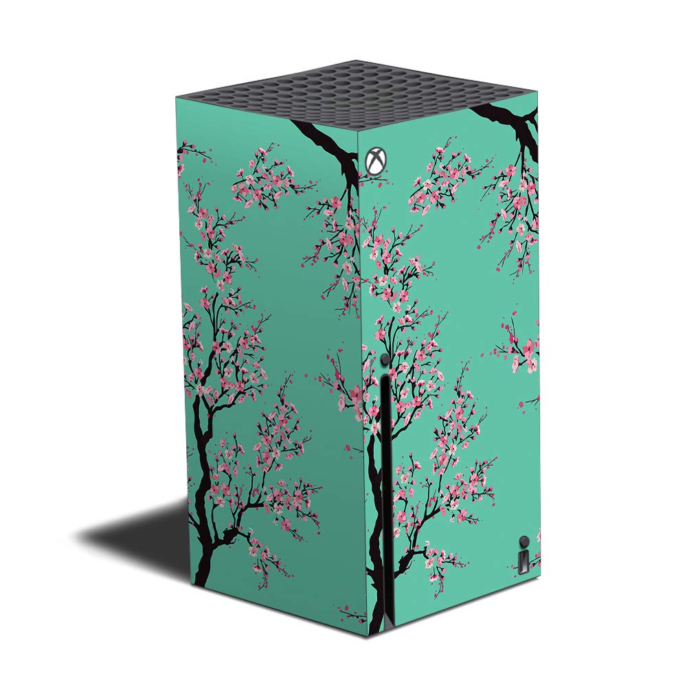 MightySkins Skin Compatible with Xbox Series X - Cherry Blossom Tree | Protective Durable and Unique Vinyl Decal wrap Cover | Easy to Apply and Change Styles | Made in The USA