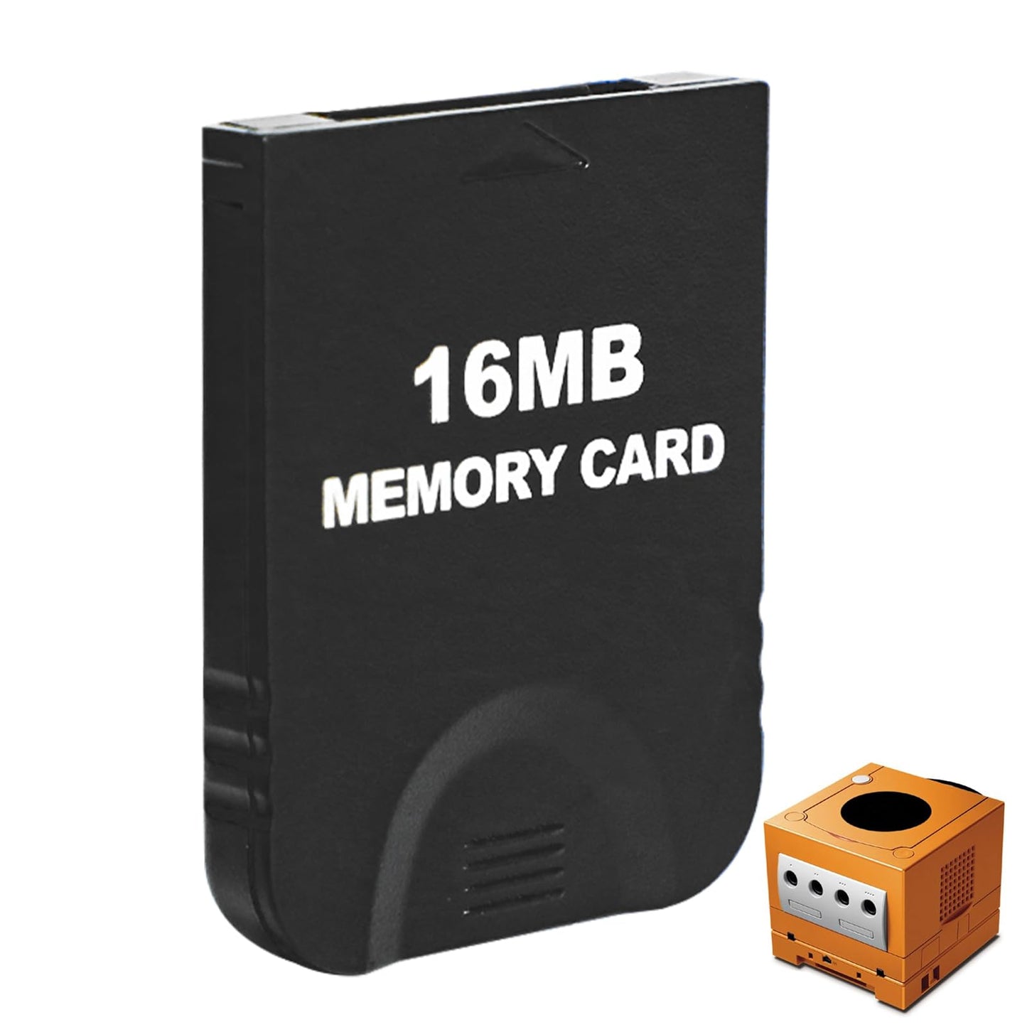 16MB(251 Blocks) Game Memory Card Game at Cube Memory Card Game-at-Cube Memory Cards Compatible forNintendo/Wii Original Console Accessory Kits(Black)