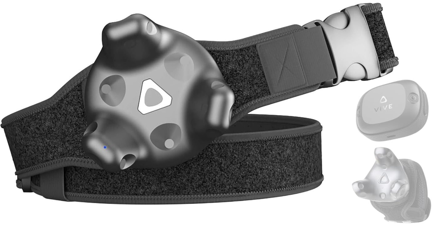 Skywin Vive Tracker Straps/Belt for HTC Vive 3.0 2.0 and Ultimate Trackers (1 Waist Belt) Secure and Comfortable Full Body Tracking (Trackers Not Included)