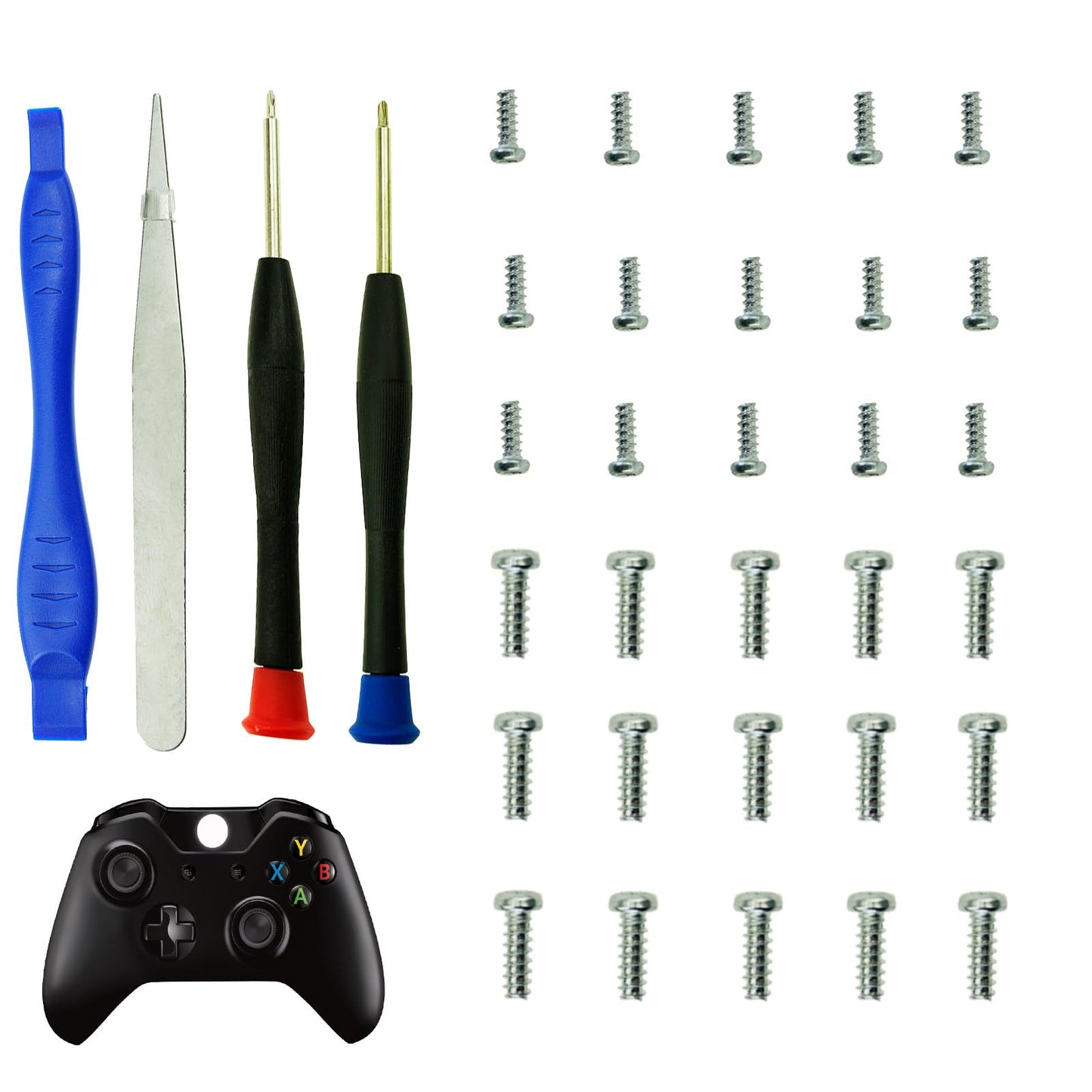 CTHTBZ 30PCS Install Repair Kit Mod Open Shell Tools Torx T8H T6 Screwdrivers Screws for Xbox One Xbox Series X/S Xbox One S/X Xbox Elite Series 2 Core Xbox 360 Controller