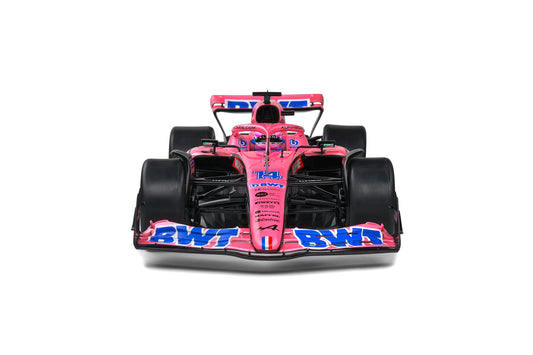 Solido ALP A522 Bahrain GP 2022 Model 1/18 Medium Pink Diecast Car