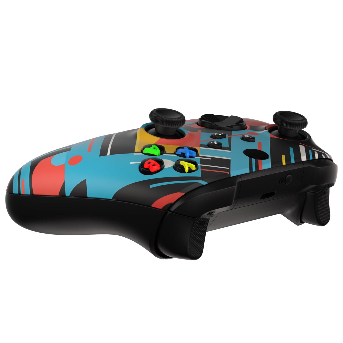 Custom Controllerzz Wireless Controller - Soft Touch Feel for Xbox Series X/S & One, X/S Abstract Fusion