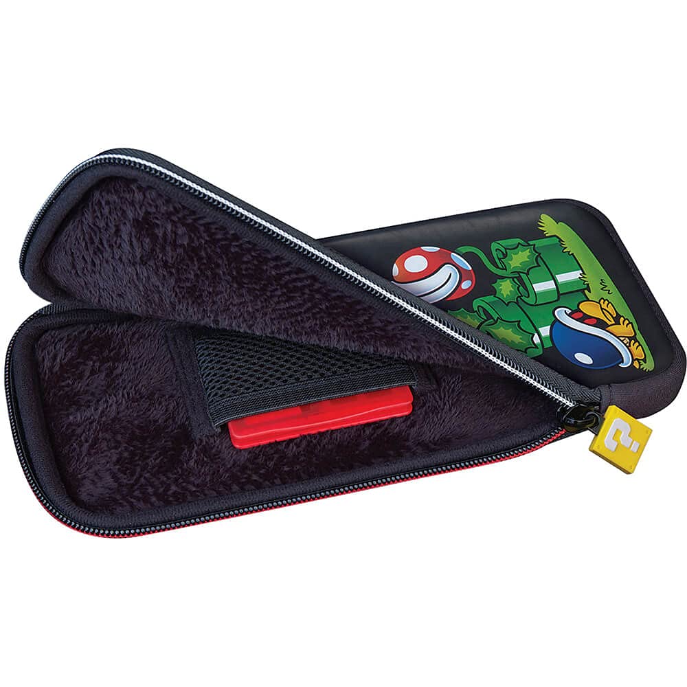 Nintendo Slim Travel Case for Super Mario - Black Nylon Design