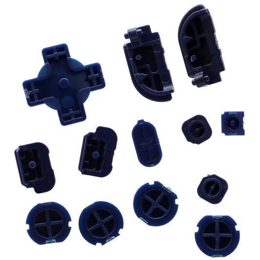 Deal4GO ABXY Button Replacement Set for Nintendo New 3DS XL - Blue, Includes LR/ZL/ZR/Home/Start/Power/Select Buttons