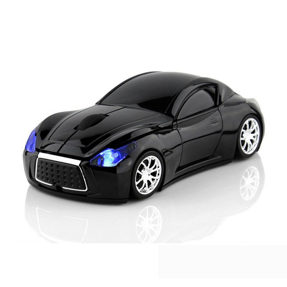 MGbeauty Car Mouse Wireless Mouse with USB Receiver Computer Mice Laptop Gaming Mouse for Windows Mac Black