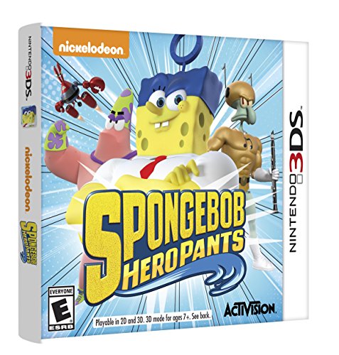 ACTIVISION Spongebob Hero Pants Game - Nintendo 3DS, Model 77051, Fun Adventure Game for All Ages