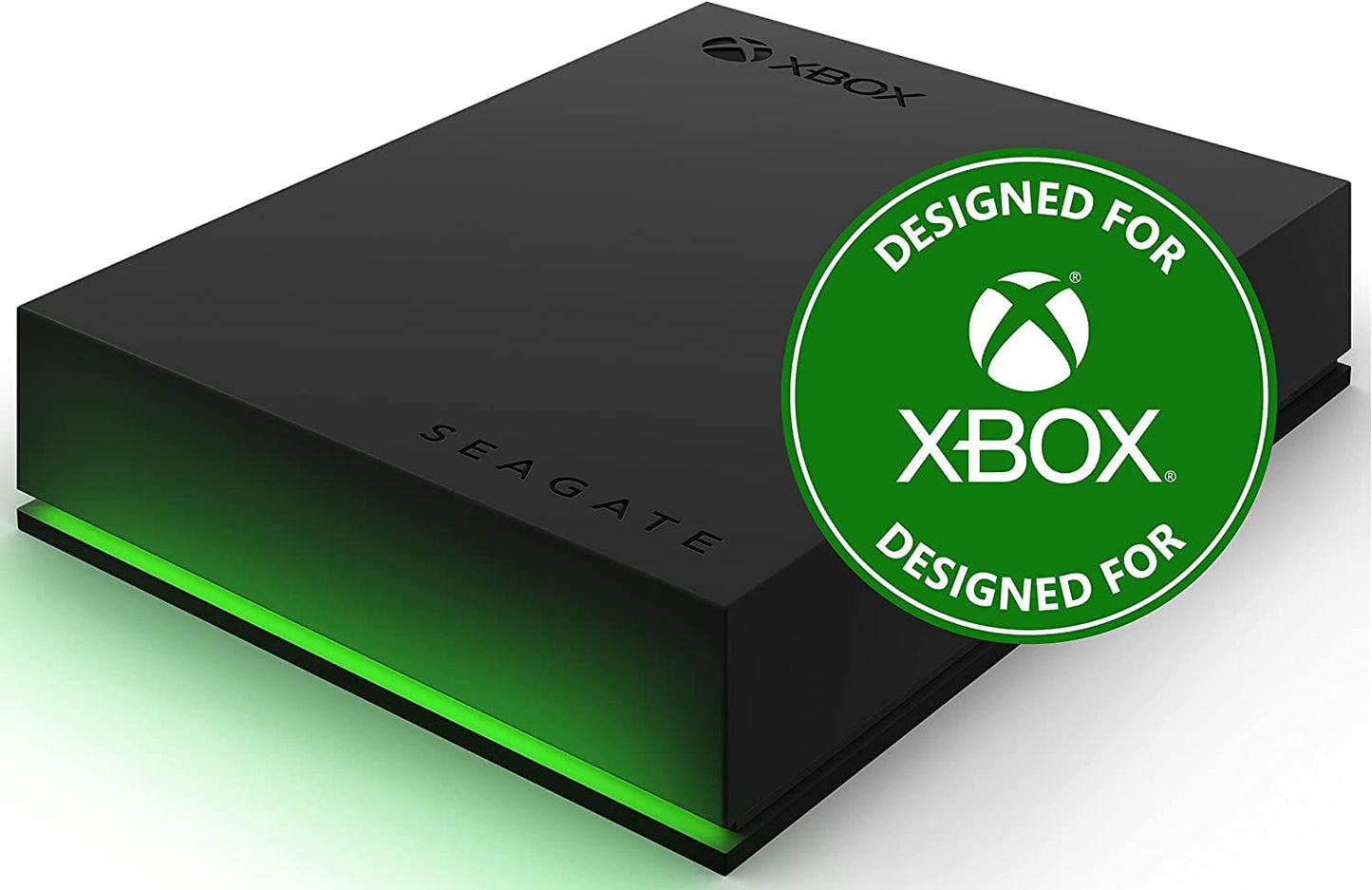 Seagate Game Drive for Xbox 2TB External Hard Drive Portable HDD - USB 3.2 Gen 1, Black with built-in green LED bar , Xbox Certi