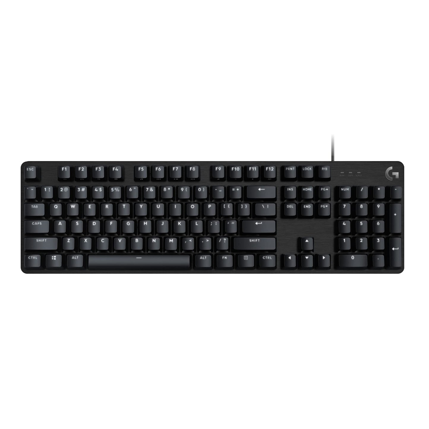 Logitech G413 SE Full-Size Mechanical Gaming Keyboard - Backlit Keyboard with Tactile Mechanical Switches Anti-Ghosting Compatible with Windows macOS - Black Aluminum