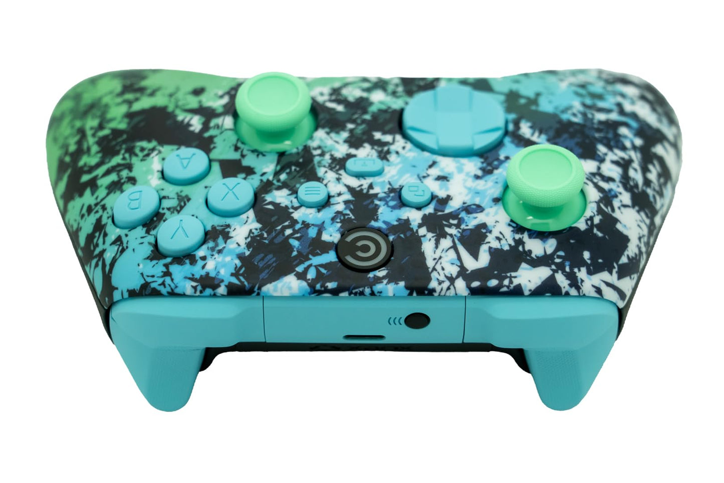 Custom Controllerzz Wireless Controller for Xbox & PC - Polar Pixel & Baby Blue Inserts