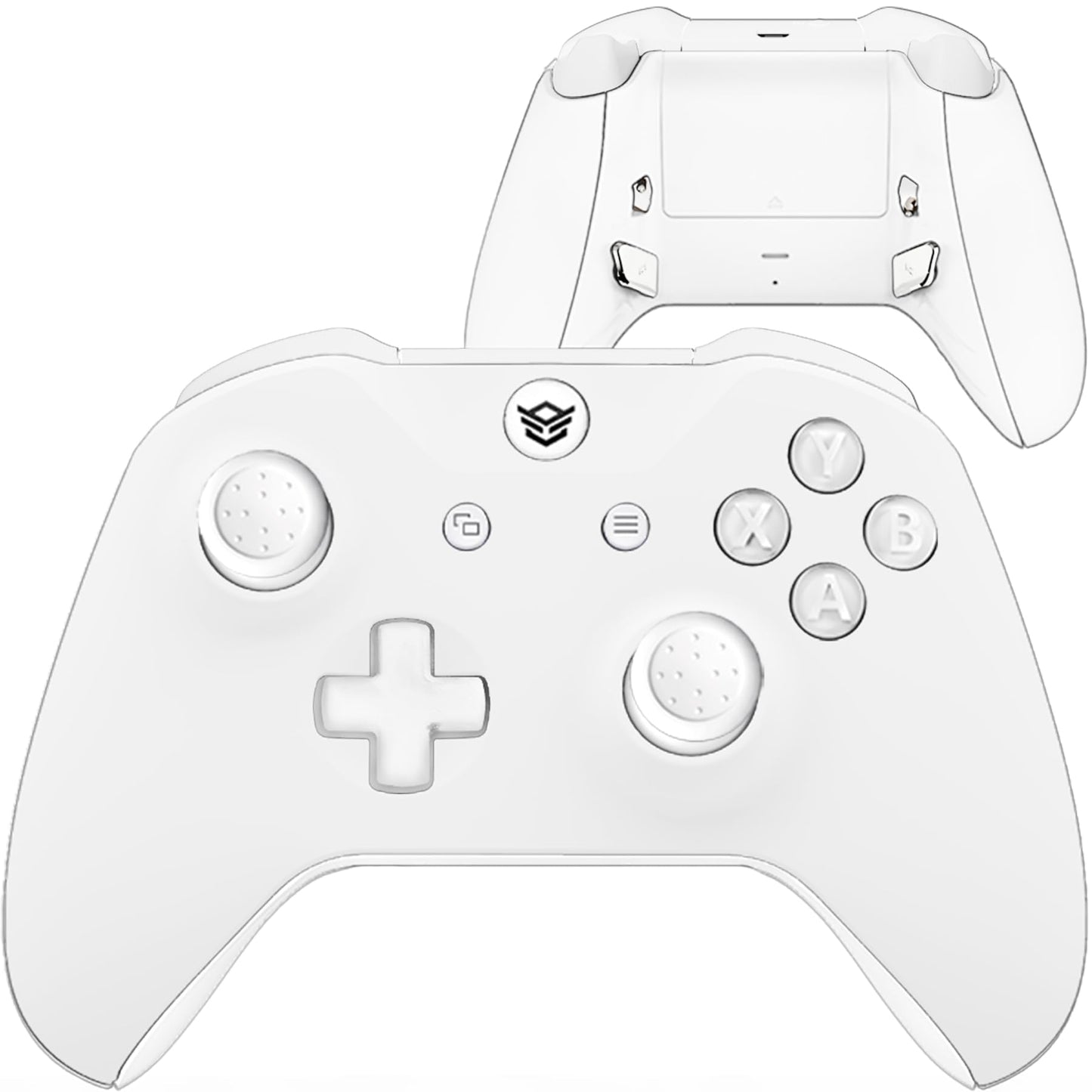 HEXGAMING BLADE Wireless Controller for Xbox Series X & S for Xbox One and for Windows 7/8/10-2 Remappable Back Buttons - Triggers Stop - Interchangeable Thumbsticks - White Labeled