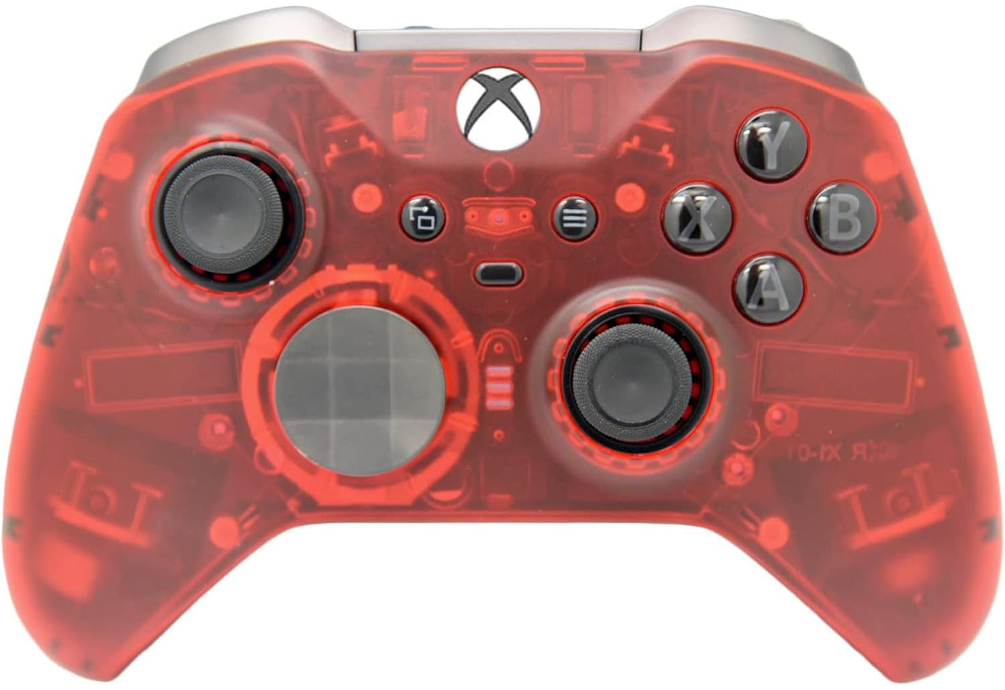 Elite 2 Custom Controller for PC Windows 10+ Series X/S & One (Clear Red)