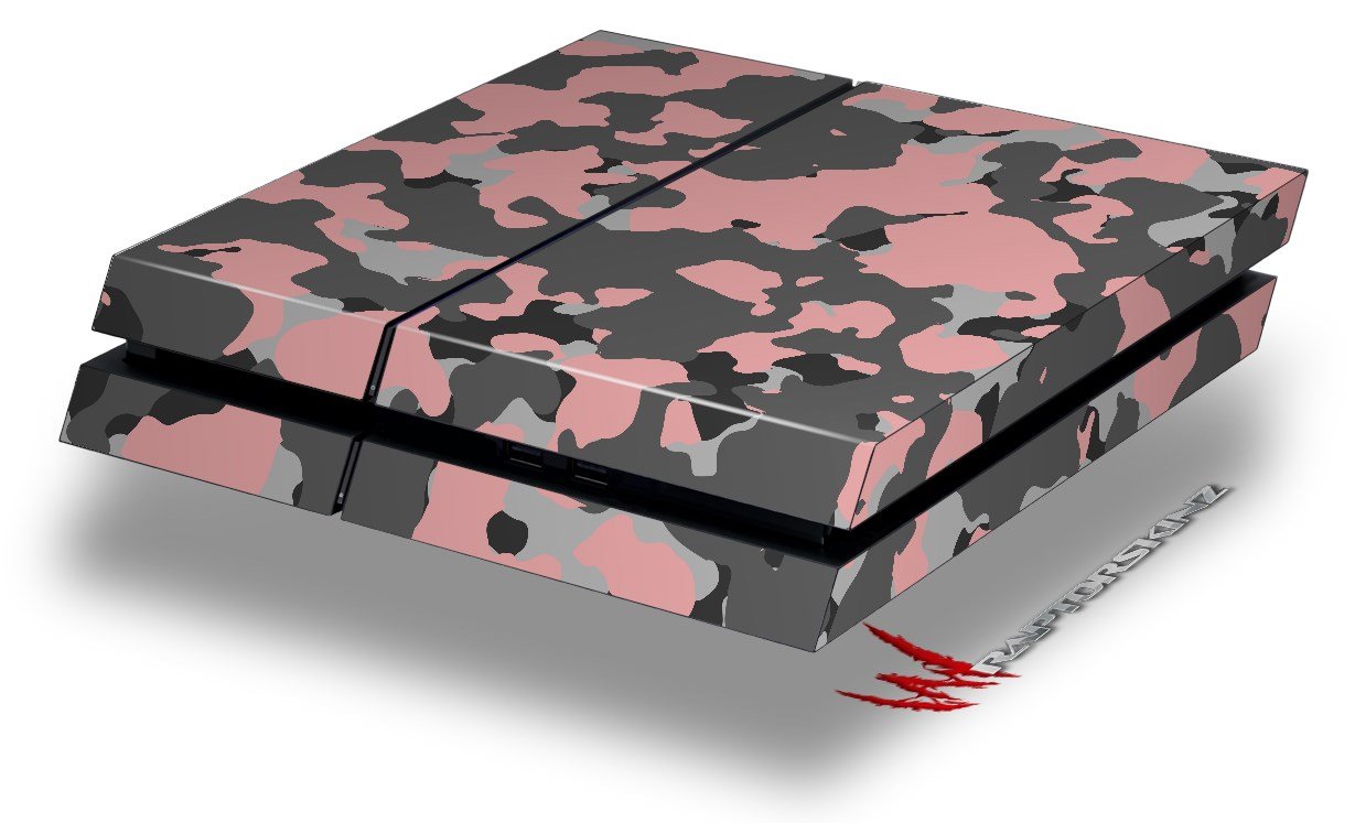 WraptorCamo Old School Camouflage Camo Pink - Decal Style Skin fits original PS4 Gaming Console