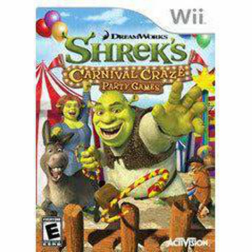 ACTIVISION Shreks Carnival Craze Party Games for Nintendo Wii - Multicolor, Model 047875757073