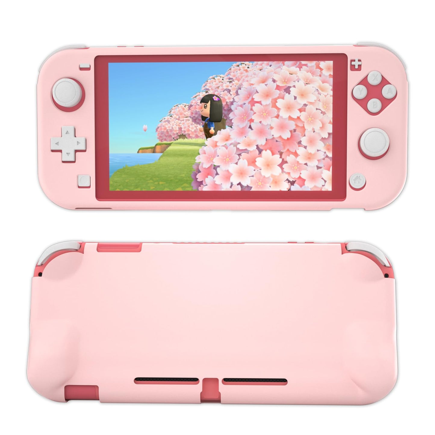 NANANINO Accessories compatible with Nintendo Switch lite Switch lite Protective Case Comfort Grip Case for Nintendo Switch lite Switch lite Hard Shell Case - Pink
