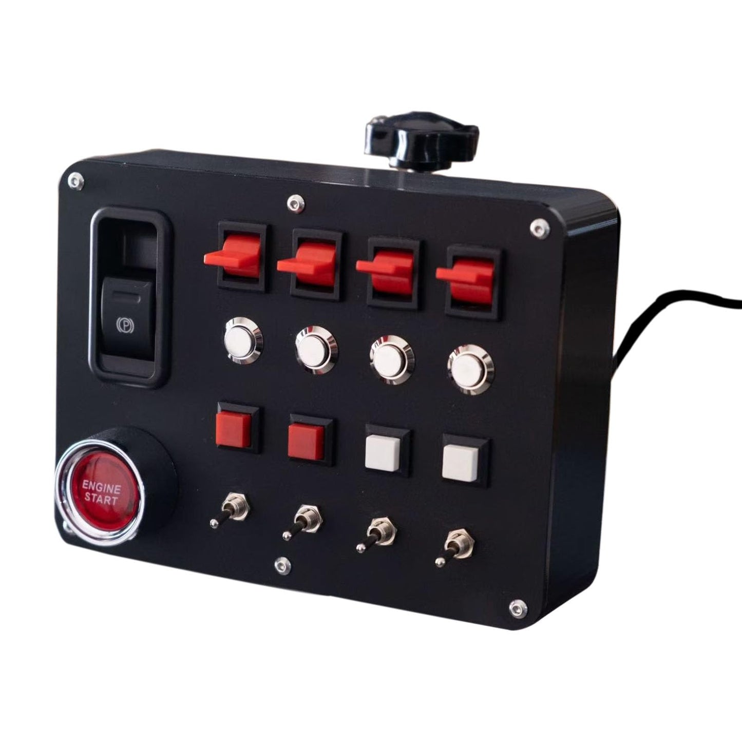 Obokidlyamor Simulator American Truck 27 Customizable Button Box 3 For G27/G29/G920/G923 Steering Wheel;PC Central Control Box Controler For ATS/ETS2 for MOZA R3/R5/R9/R12 Base (Style-2)
