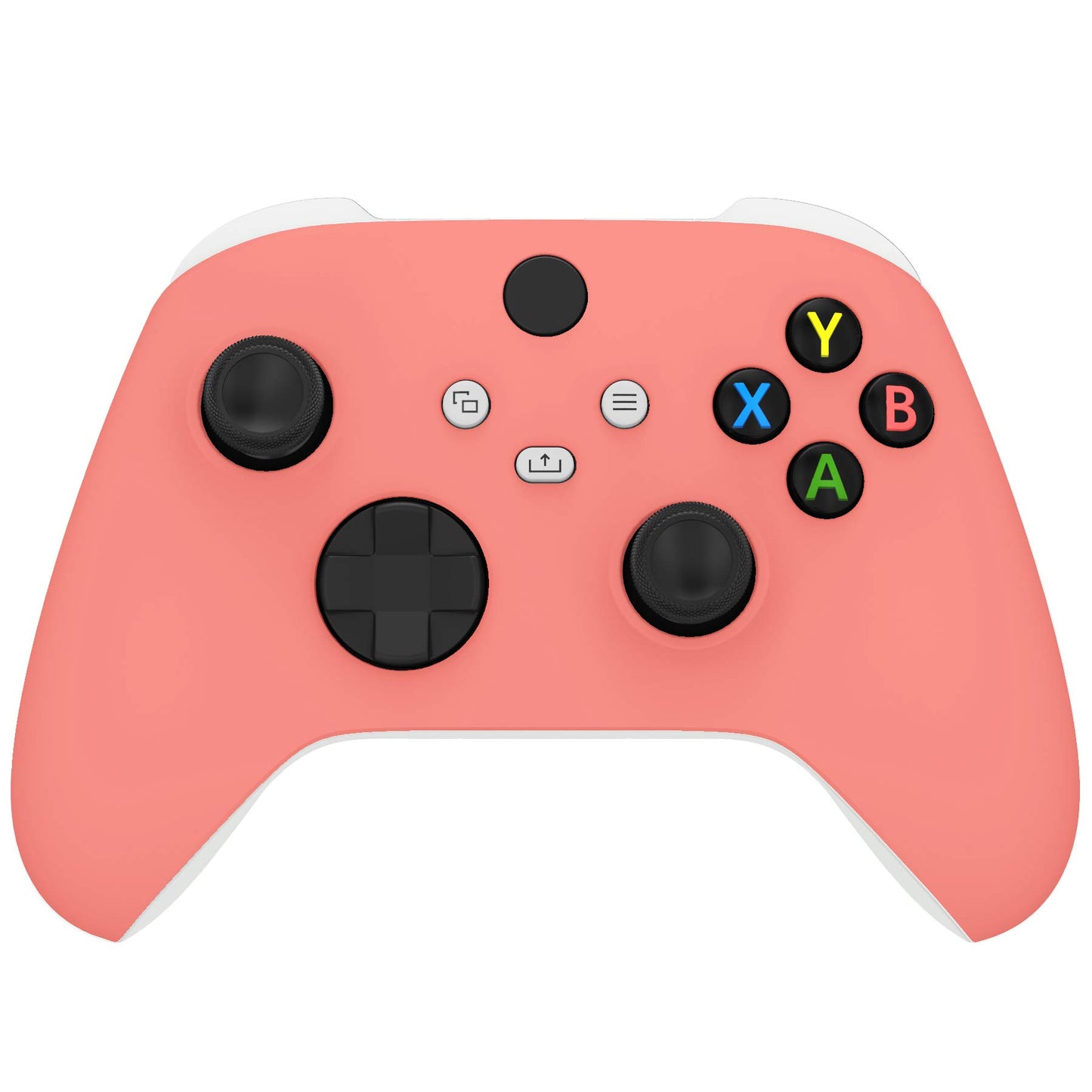 eXtremeRate Replacement Shell for Xbox Series X & S Controller - Personalized Upgrade - Coral Soft Touch Grip Custom Cover Case