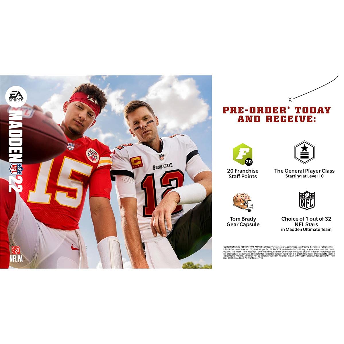 Electronic Arts Madden NFL 22 for Xbox One - Multi-Colored, Model 37666