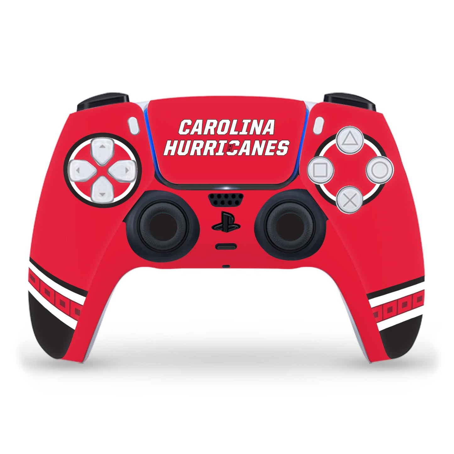 Head Case Designs Officially Licensed NHL Oversized Carolina Hurricanes Vinyl Faceplate Sticker Gaming Skin Decal Cover Compatible With Sony PlayStation 5 PS5 DualSense Controller
