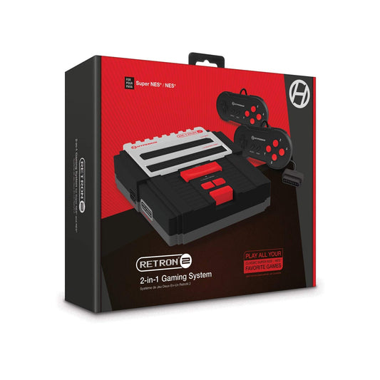 Hyperkin RetroN 2 Gaming Console for Super NES/NES - Black, Model M05932-BK