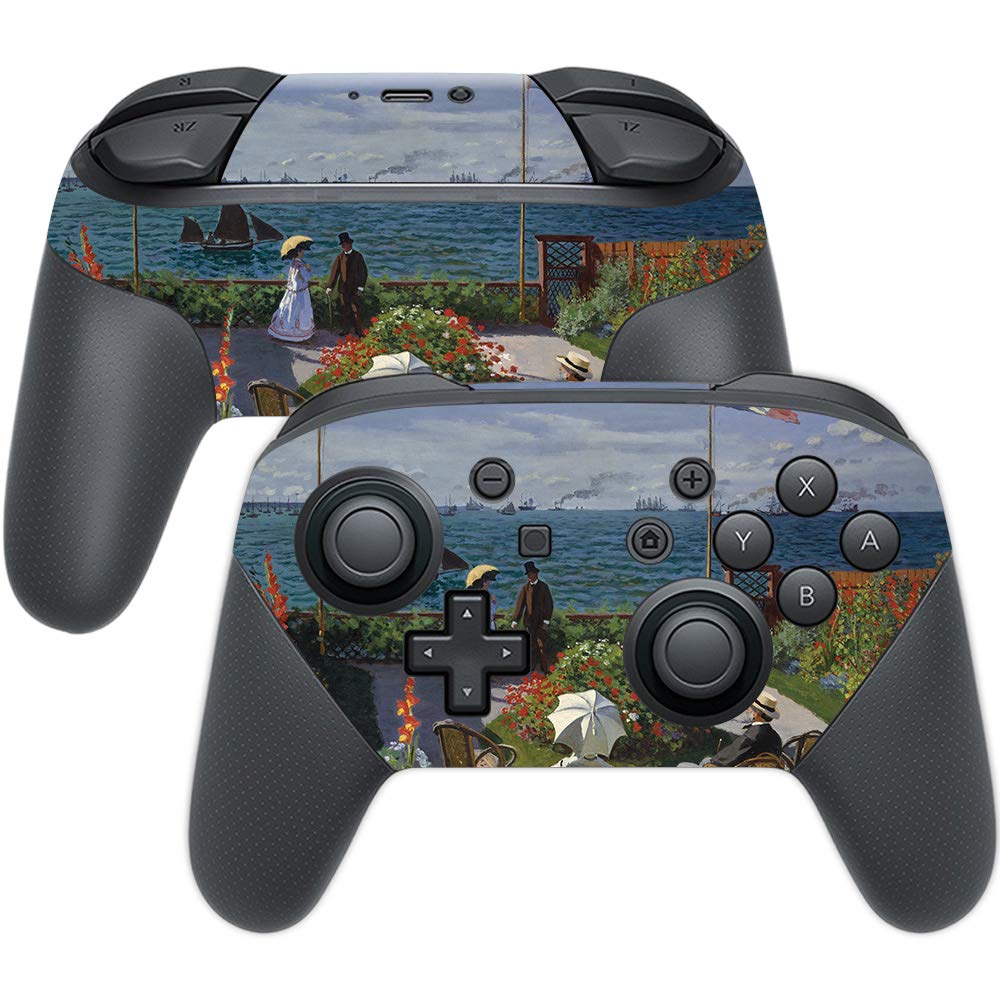 MightySkins Skin Compatible with Nintendo Switch Pro Controller - Terrace Sainte Andresse | Protective, Durable, and Unique Viny