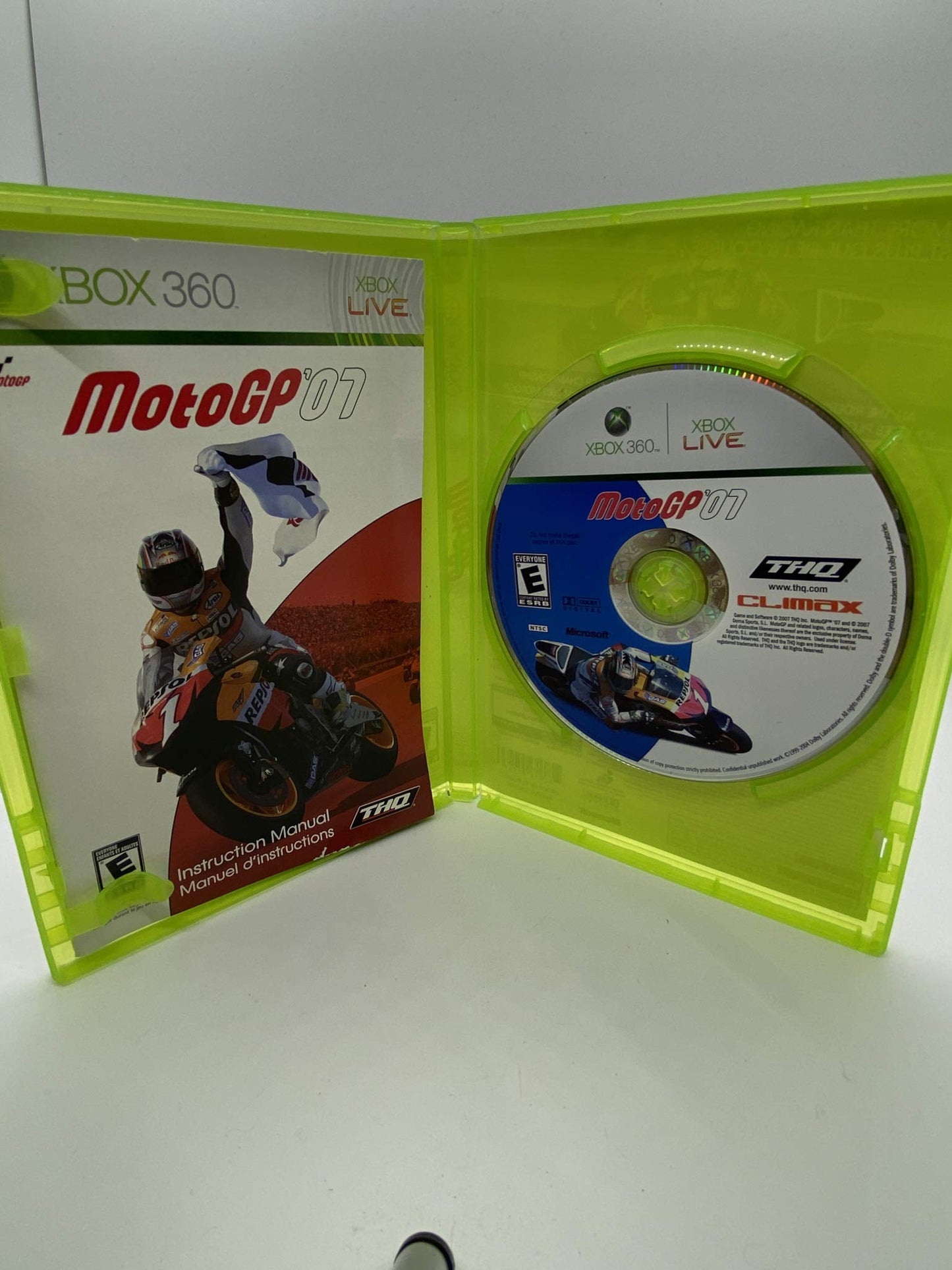 THQ MOTO GP 2007 Video Game for Xbox 360 - Racing Simulation, Model SG_B000Q328FG