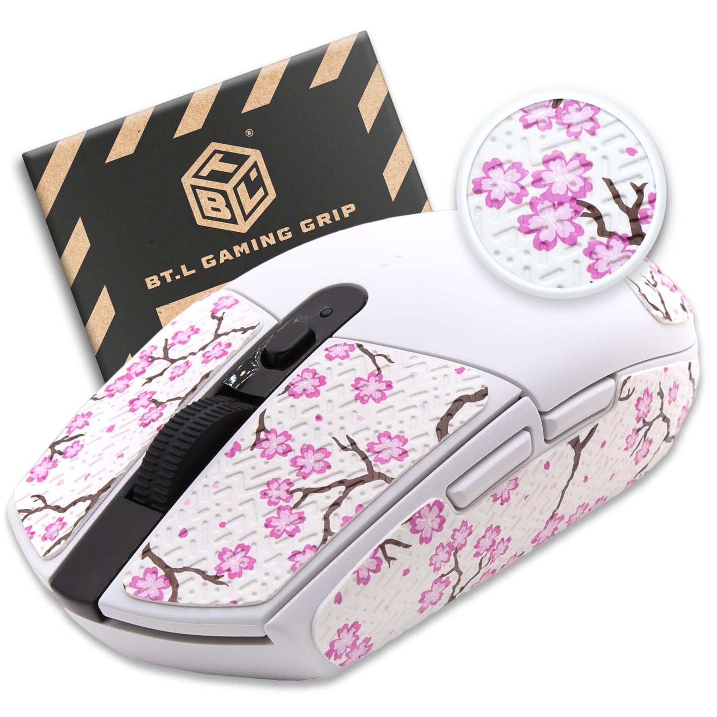 BT.L Mouse Grip for Logitech G305 & G203 Pro Gaming (Sakura)