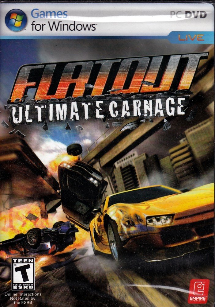 Empire Games Flatout: Ultimate Carnage - PC Game, Model 118798, Action Racing Adventure