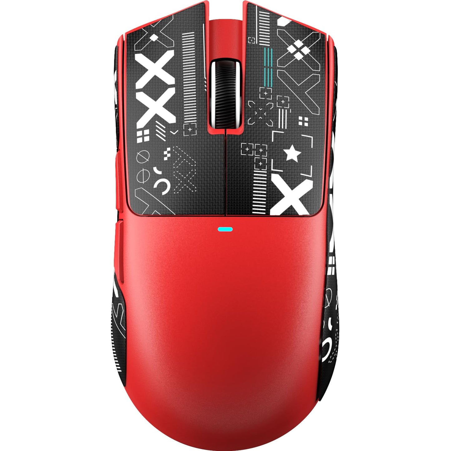 ATTACK SHARK X11SE Lightweight Wireless Gaming Mouse 59g Tri-Mode BT/2.4G Wireless/Wired Gaming Mouse PixArt PAW3311 Gaming Sensor 22000 DPI Office Mice with Tape for PC/Xbox/Win/Mac (Red)