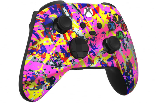 Custom Controllerzz Wireless Controller for Xbox Series X/S & One - Soft Touch - X/S Neon Drip