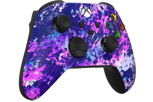 Custom Controllerzz Wireless Controller for Xbox Series X/S - Soft Touch Feel - X/S Purple Chaos
