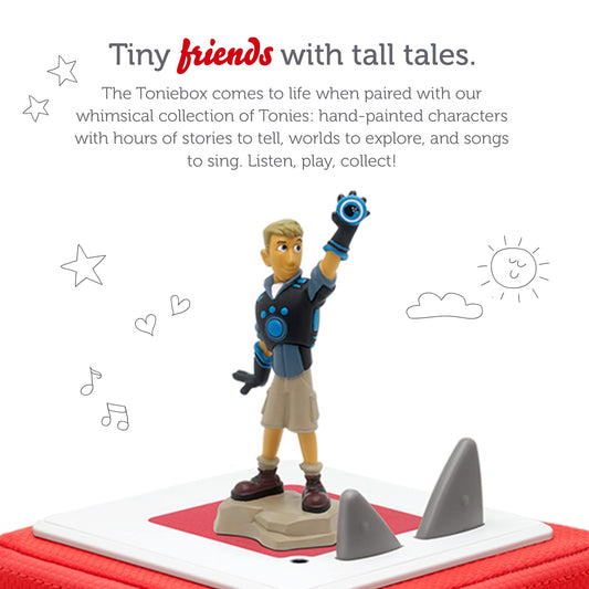 Tonies Martin Audio Play Character - Wild Kratts, Blue, Plastic, Model 10000773