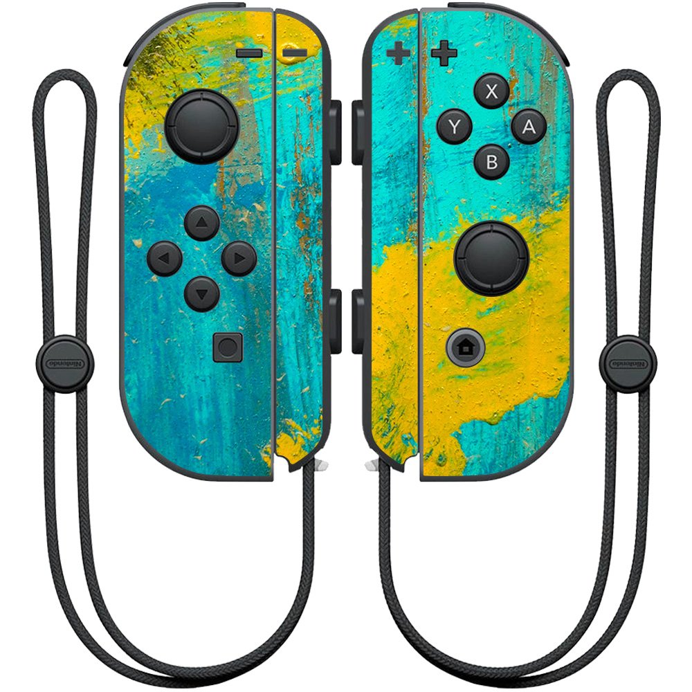 MightySkins Skin Compatible with Nintendo Joy-Con Controller wrap Cover Sticker Skins Acrylic Blue