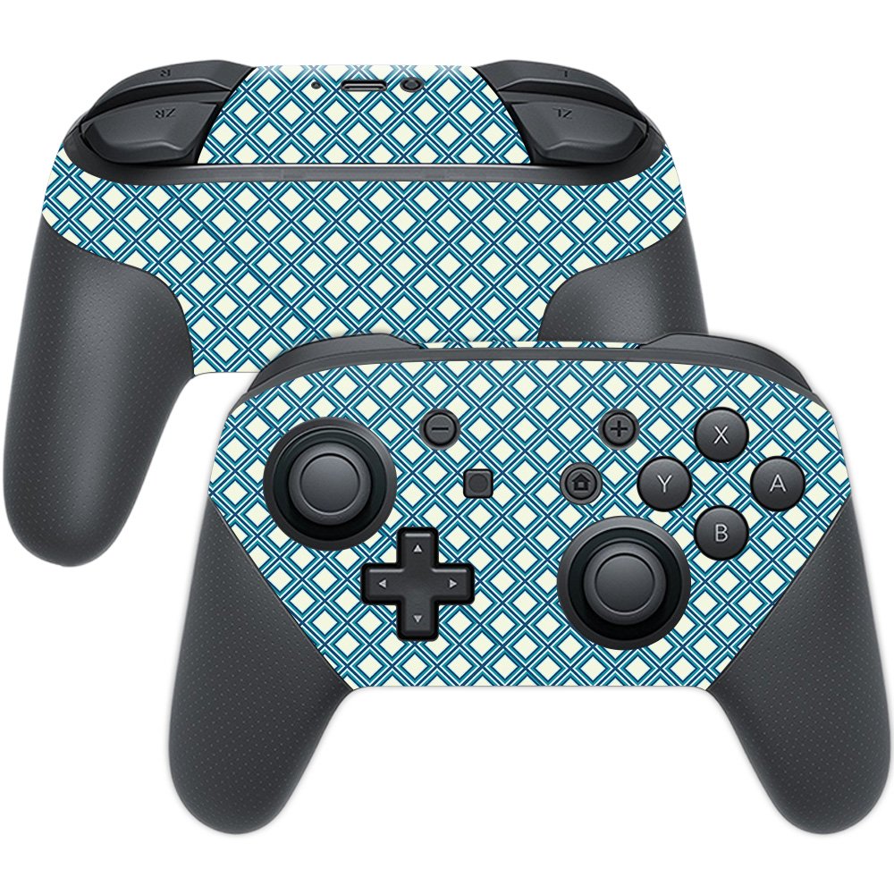 MightySkins Skin Compatible with Nintendo Switch Pro Controller wrap Cover Sticker Skins Trip Squares