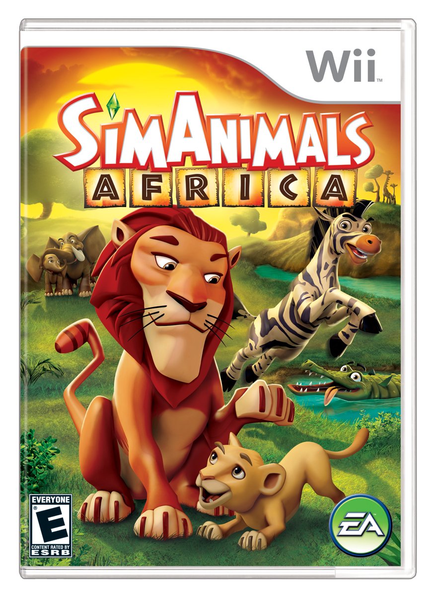 Electronic Arts SimAnimals Africa for Nintendo Wii - Adventure Game, Model 014633191530