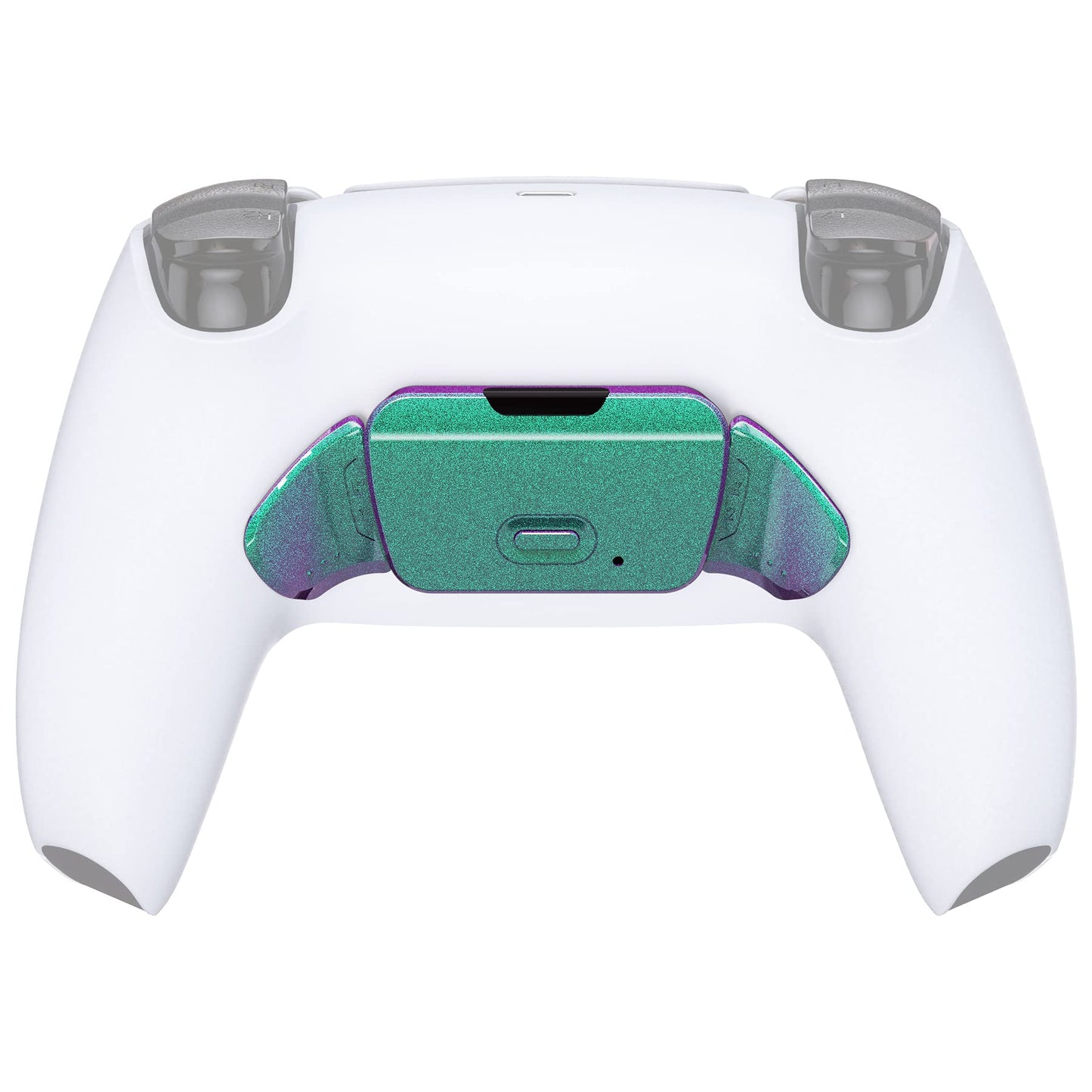 Chameleon Green Purple Replacement Redesigned K1 K2 Back Button Housing Shell for PS5 Controller eXtremerate Rise Remap Kit - Controller & Rise Remap Board NOT Included
