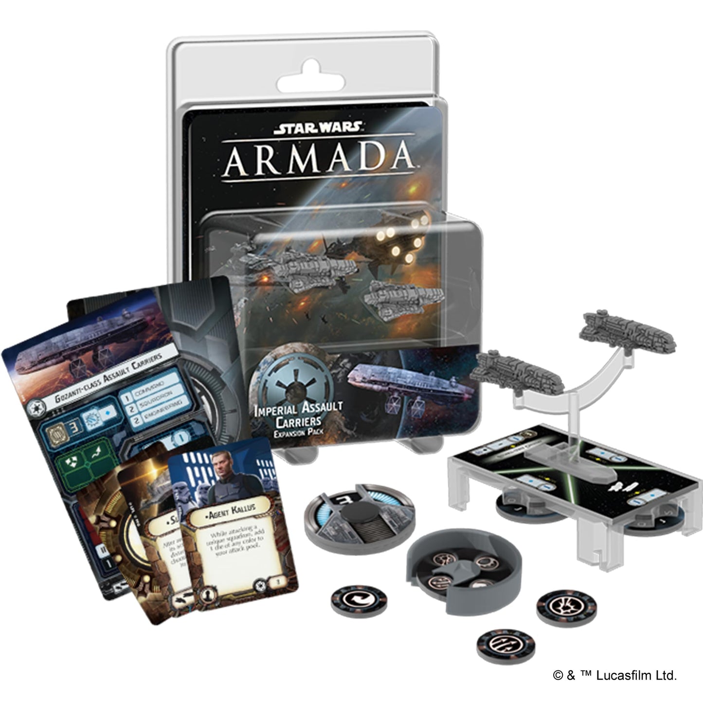 Atomic Mass Games Star Wars: Armada Gozanti-Class Fleet Support Expansion Pack - 5th Galactic Empire, Multicolor, SWM18, 2 Players